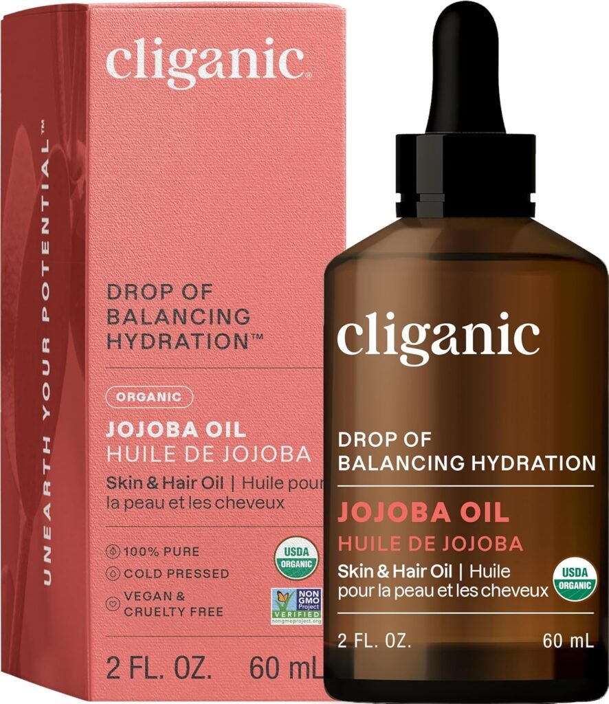 Cliganic Aceite de jojoba orgánico USDA