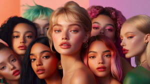 elf cosmetics models