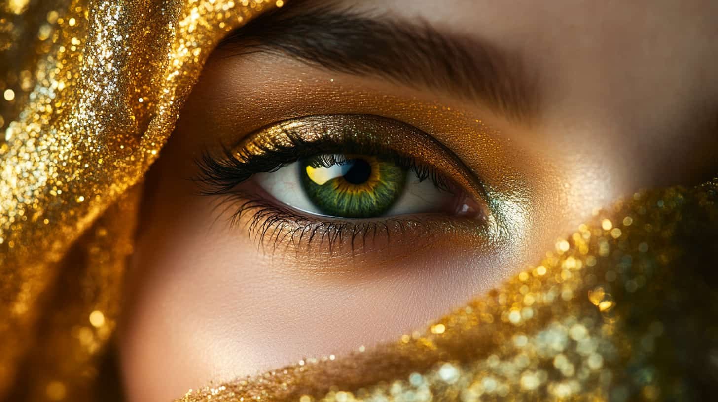 Maquillaje dorado