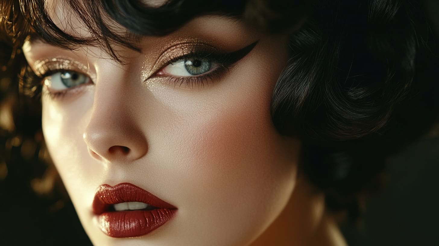 Mujer labios definidos