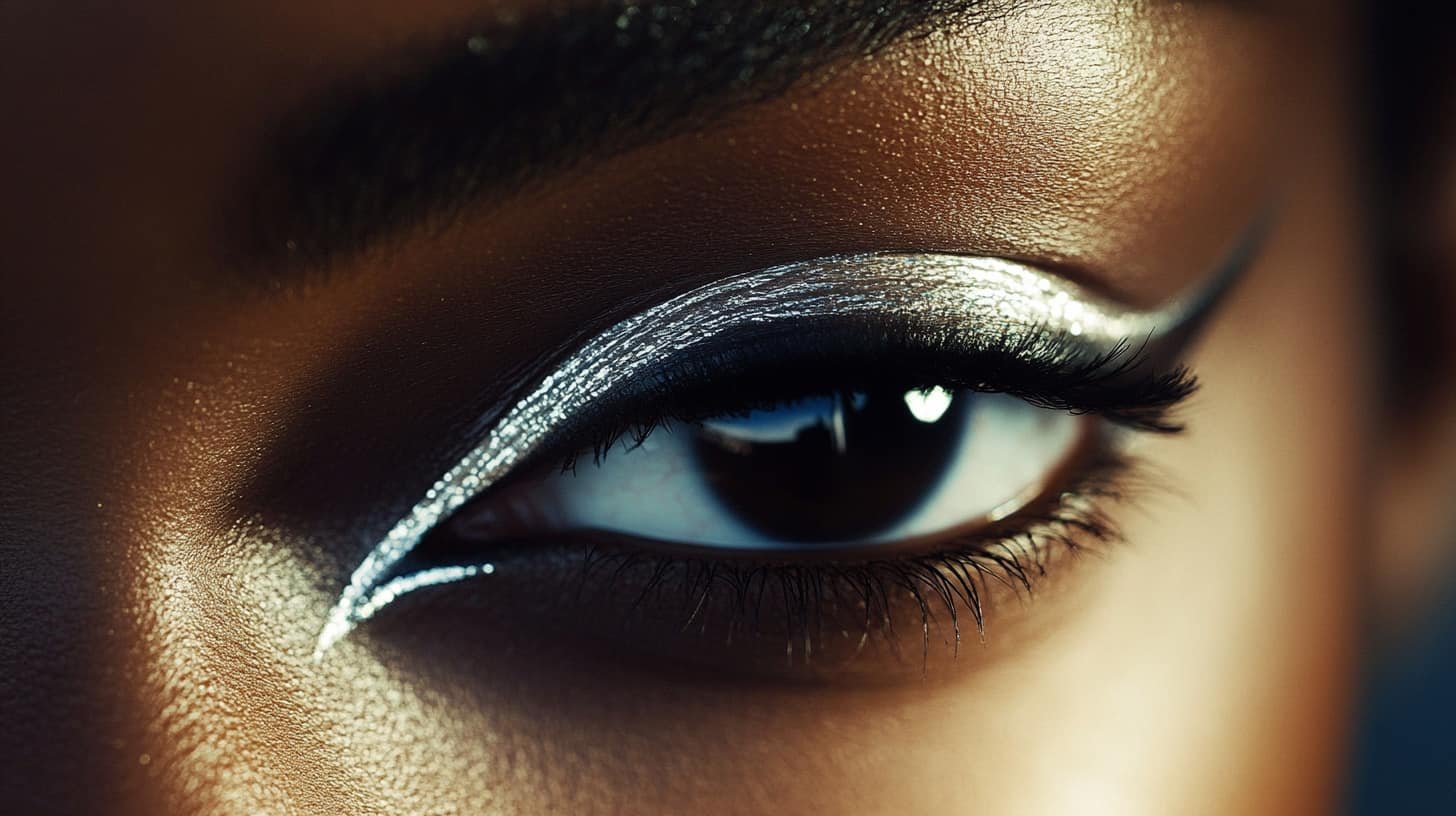 Ojo negro con maquillaje