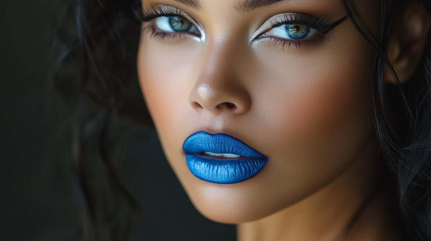 blue lips
